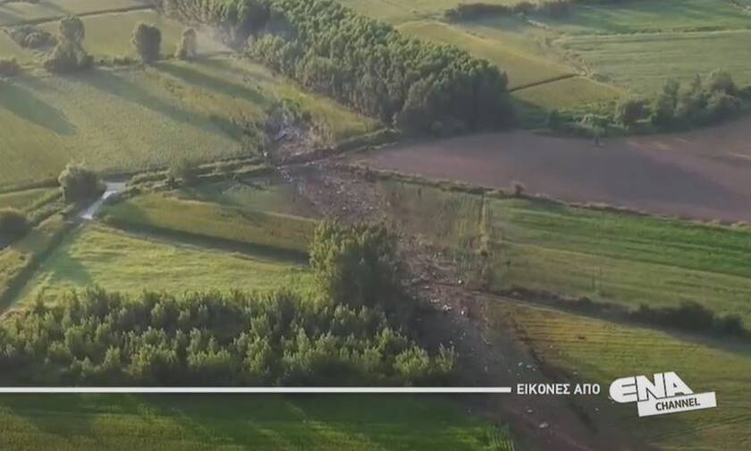 Πτώση αεροπλάνου στην Καβάλα: Εικόνα από drone στο σημείο της συντριβής –  «Εξαφανίστηκε» το Antonov - Newsbomb - Ειδησεις - News