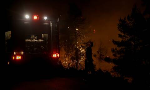 Υπό έλεγχο η φωτιά στη Σαλαμίνα, καλύτερη η εικόνα στα Μέγαρα -Σε επιφυλακή η Πυροσβεστική