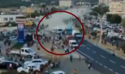 Τουρκία: Συγκλονιστικό βίντεο από τροχαίο δυστύχημα  - Φορτηγό παρέσυρε τα πάντα