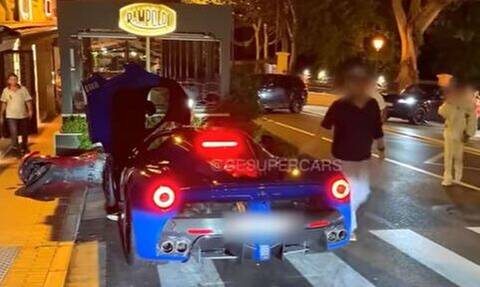 Μονακό: Παρκαδόρος έριξε κατά λάθος Ferrari πάνω σε σκούτερ - «Βγήκε από τα ρούχα» του ο ιδιοκτήτης