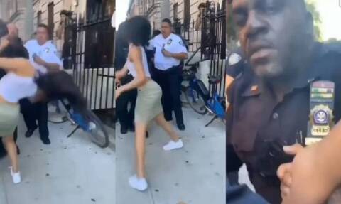 Νέα Υόρκη: Σάλος με νέο περιστατικό αστυνομικής βίας - Γυναίκα γρονθοκοπείται και πέφτει στο έδαφος