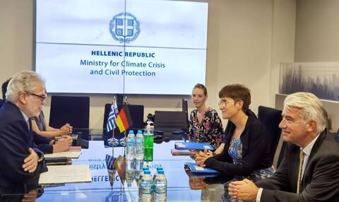 Συνάντηση Χρήστου Στυλιανίδη με την Υφ. Εξωτερικών της Γερμανίας - Στο επίκεντρο η κλιματική κρίση