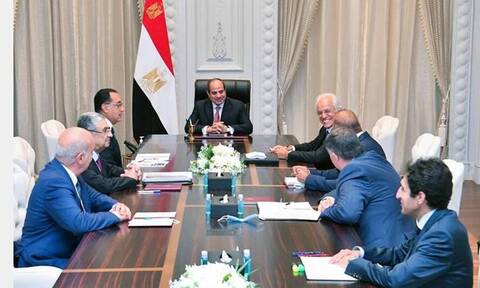 Συνάντηση Κοπελούζου με τον πρόεδρο της Αιγύπτου