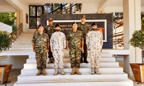 Αξιωματικοί του Στρατού των Ηνωμένων Αραβικών Εμιράτων εκπαιδεύονται στο Λουτράκι
