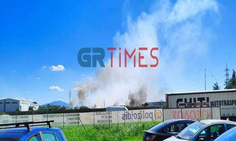 Θεσσαλονίκη: Συναγερμός στην Πυροσβεστική για φωτιά στη ΒΙΠΕ Σίνδου