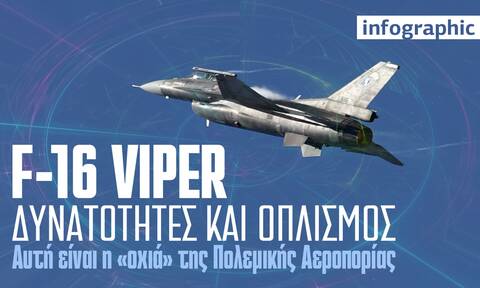F-16: Μετά τα Viper παίρνουν σειρά τα Block 50 – Οι «οχιές» στο Infogrpaphic του Newsbomb.gr