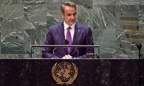 Greek PM Mitsotakis concludes official tour in New York City with address at UN General Assembly