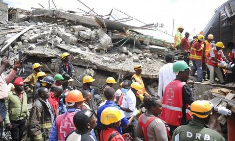 Κένυα: Αρκετοί άνθρωποι έχασαν τη ζωή τους μετά την κατάρρευση εξαώροφου κτιρίου