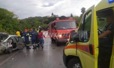 Τροχαίο δυστύχημα στην Εθνική Οδό Πατρών - Πύργου: Δύο οι νεκροί και ένας τραυματίας