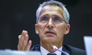 NATO: Συνέντευξη Τύπου από τον Στόλτενμπεργκ για την Ουκρανία
