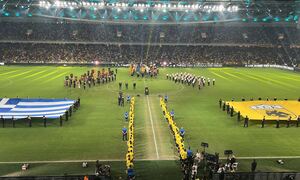 Γήπεδο ΑΕΚ - Αγιά Σοφιά: «Ανατριχιαστική» στιγμή! Όλη η «OPAP Arena» έψαλλε τον εθνικό ύμνο