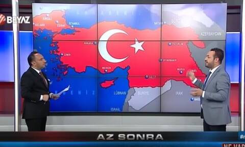 Απίστευτες αναφορές Τουρκικών ΜΜΕ: Ο χάρτης της Τουρκίας το 2025 θα περιλαμβάνει μέχρι Θεσσαλονίκη