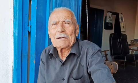 Κρήτη: 97χρονος καφετζής σε καφενείο 100 χρόνων στη Νίβριτο!