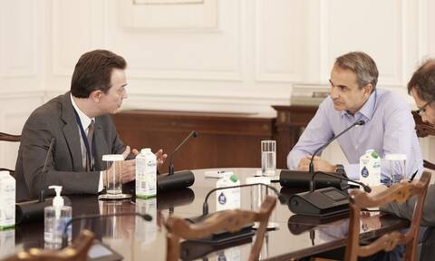 Συνάντηση του Πρωθυπουργού  με τον Arturo Aizpiri, Διευθύνοντα Σύμβουλο της Enagás