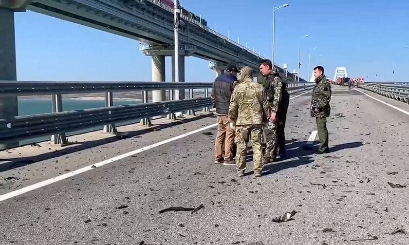 Ενισχύονται τα μέτρα ασφαλείας στη γέφυρα της Κριμαίας με εντολή Πούτιν