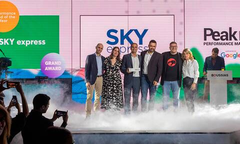 Η SKY express «BRAND OF THE YEAR»  στα Peak Performance Marketing Awards