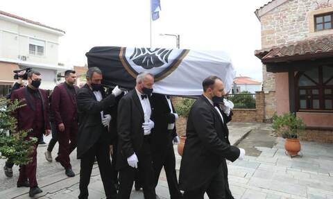 Σταύρος Σαράφης: Κηδεύτηκε με τη σημαία του ΠΑΟΚ