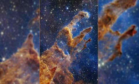 NASA: Νέα εντυπωσιακή εικόνα από τις «Στήλες της Δημιουργίας»