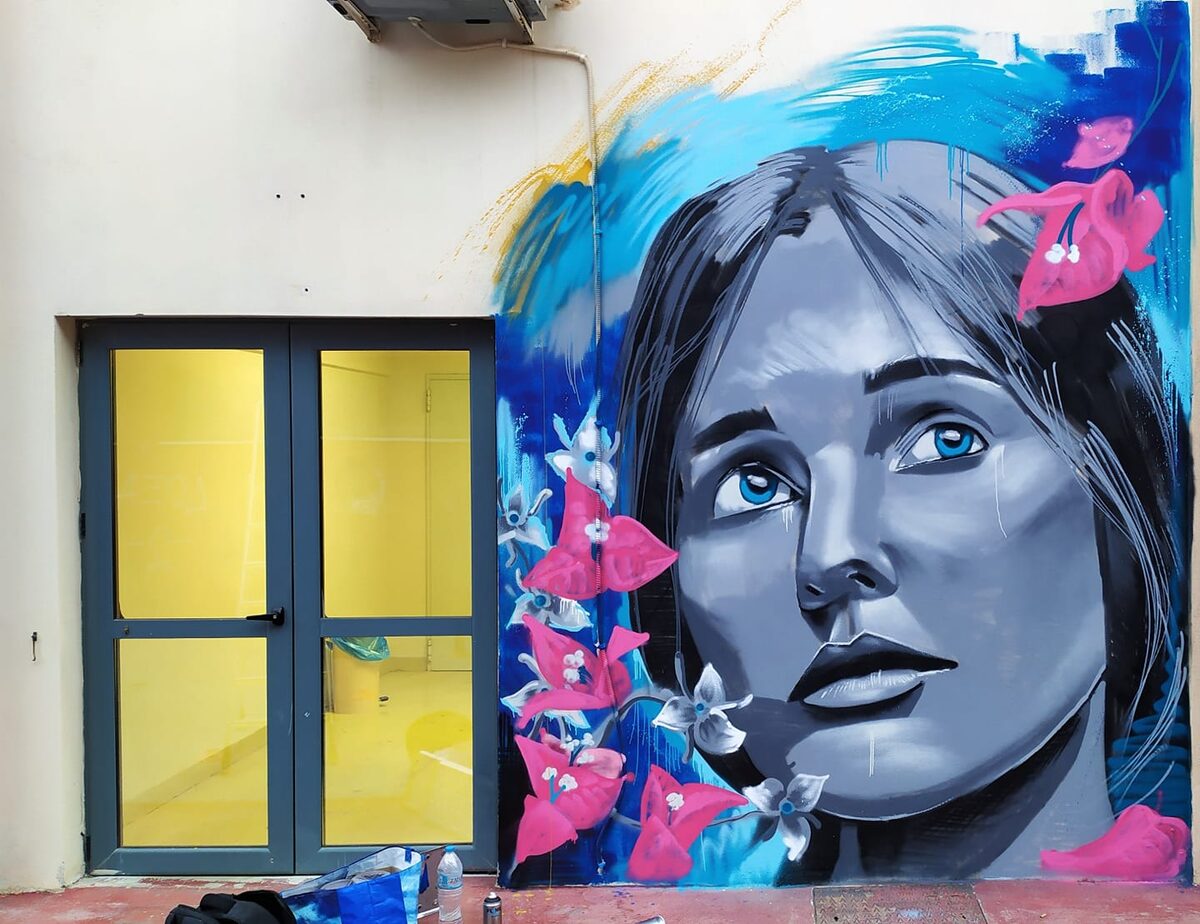 «Independent Woman» - Βύρωνας Street Art Festival