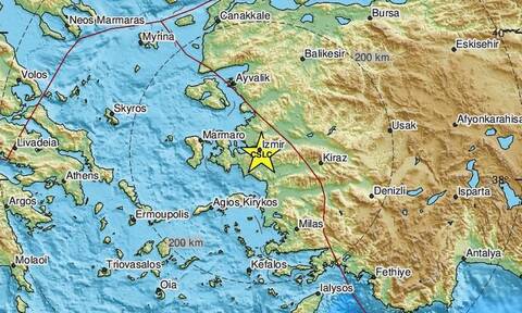 Σεισμός κοντά στη Σμύρνη - Αισθητός και στα νησιά του Αιγαίου (pics)