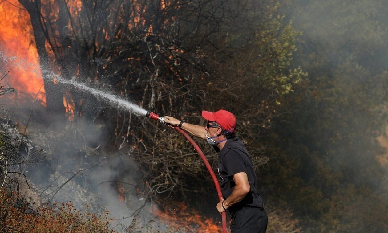 Ηράκλειο: Φωτιά και πάλι στο δάσος της Κέρης