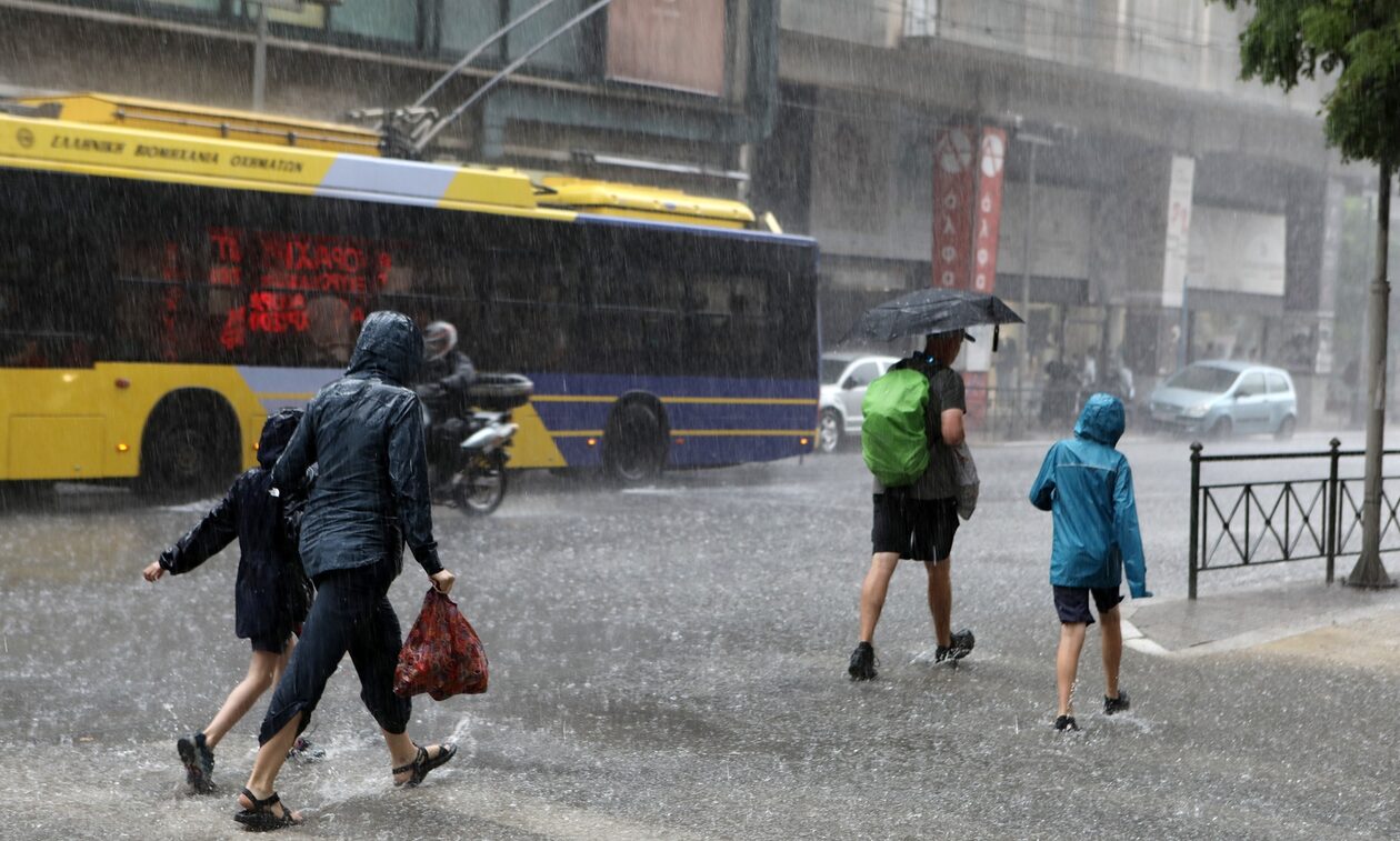 Κακοκαιρία - Meteo: Επιπέδου επικινδυνότητας 3 οι βροχοπτώσεις