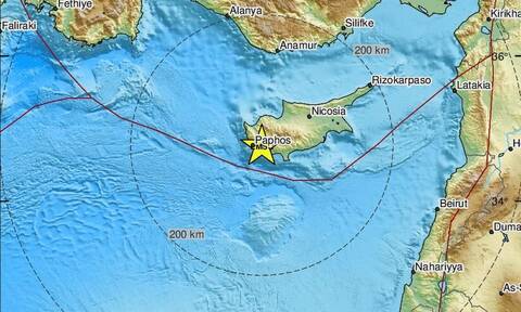 Σεισμός στην Κύπρο - Κοντά στην Πάφο το επίκεντρο (pics)