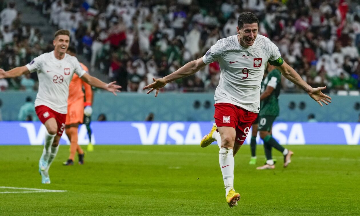 Μουντιάλ 2022 | Πολωνία - Σαουδική Αραβία 2-0: «Έσπασε την κατάρα» ο Λεβαντόφσκι