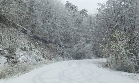 Χιόνια στα ορεινά της Ελλάδας - «Λευκές» εικόνες που μαγεύουν