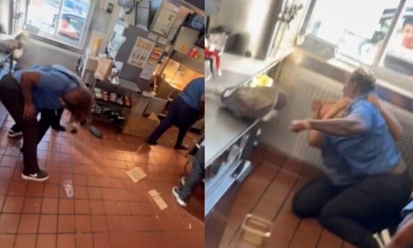 Μυθικά μαλλιοτραβήγματα στα McDonald's: Υπάλληλοι πλακώθηκαν στο ξύλο