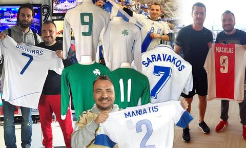 O Θεόφιλος Αδαμάκης «φοράει» την ιστορία του ελληνικού ποδοσφαίρου