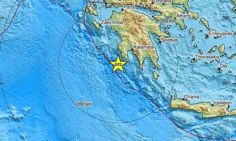 Σεισμός τώρα κοντά στη Μεθώνη - Αισθητός σε Μεσσηνία και Λακωνία