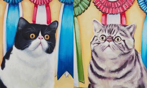 39 καλλιτέχνες παρουσιάζουν τις γάτες τους σε γκαλερί της Νέας Υόρκης