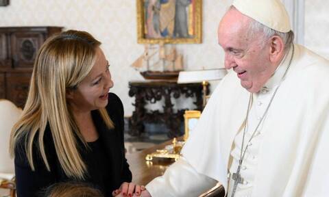 Βατικανό: Σε εγκάρδιο κλίμα η συνάντηση της Μελόνι με τον Φραγκίσκο