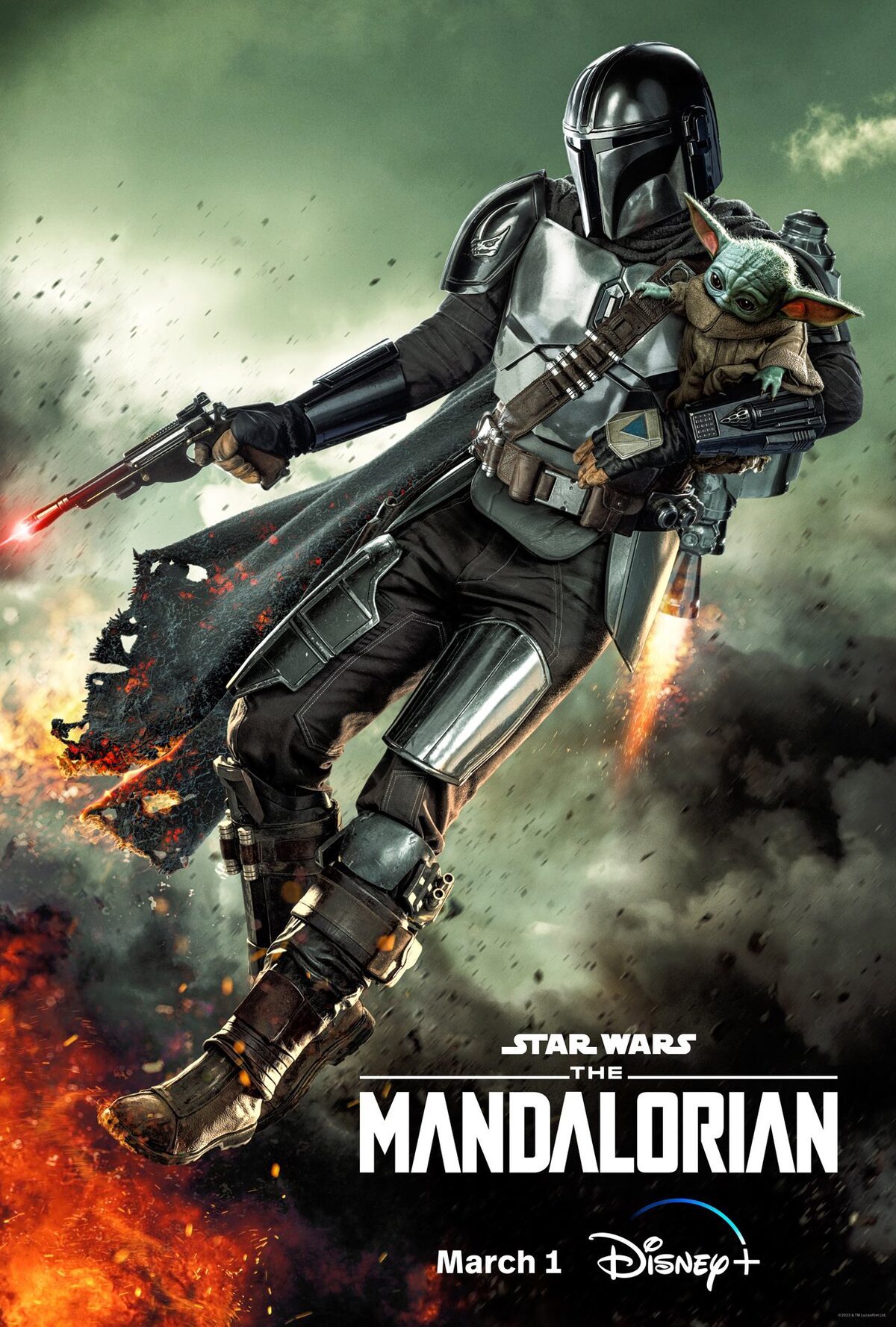 Η αφίσα της τρίτης σεζόν του The Mandalorian