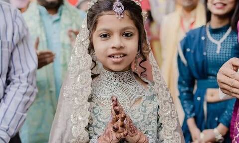 Ινδία: Οκτάχρονη κληρονόμος αυτοκρατορίας διαμαντιών... έγινε καλόγρια - Η παραμυθένια τελετή