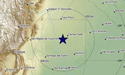 Σεισμός 6,2 ρίχτερ στην Αργεντινή