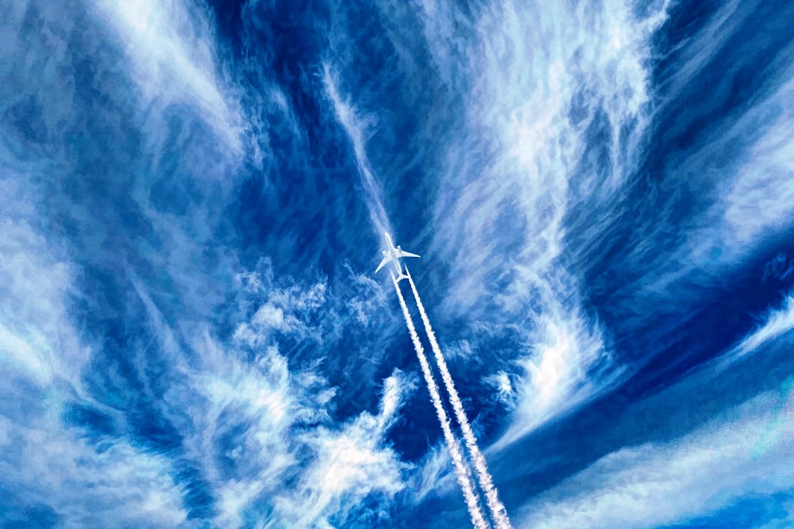 plane sky