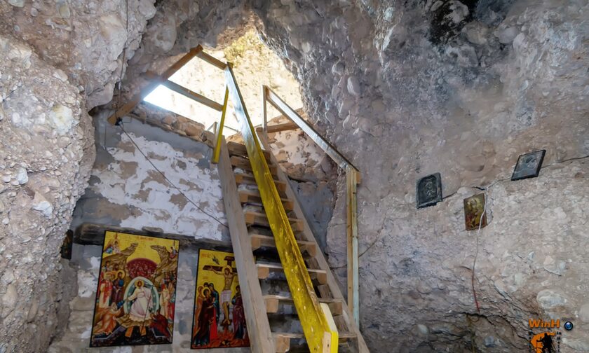 Παναγία του Βράχου: Τα «Κορινθιακά Μετέωρα» με το μυστηριώδες κρυφό εκκλησάκι που αναβλύζει αγίασμα