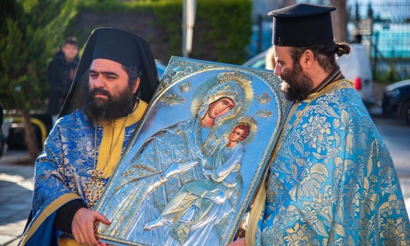 Ο Άγιος Φώτιος Θεσσαλονίκης υποδέχθηκε την Παναγία Γοργοϋπήκοο