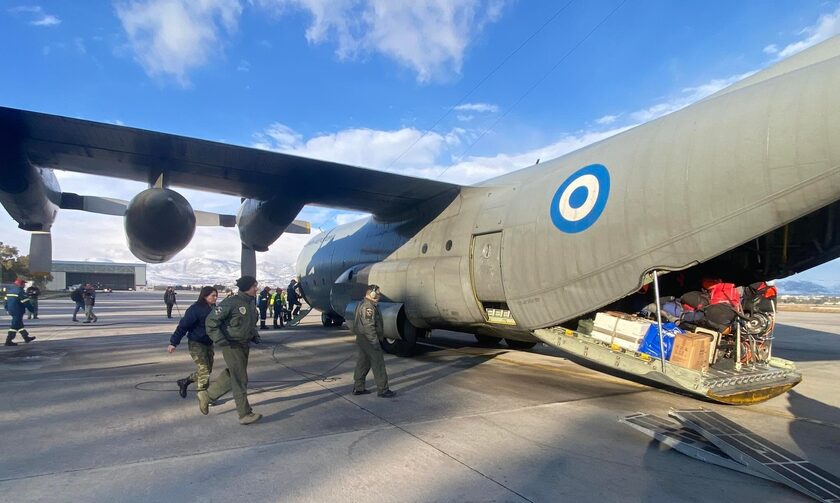 Σεισμός στην Τουρκία: Πέταξε το C-130 με την ελληνική αποστολή βοήθειας