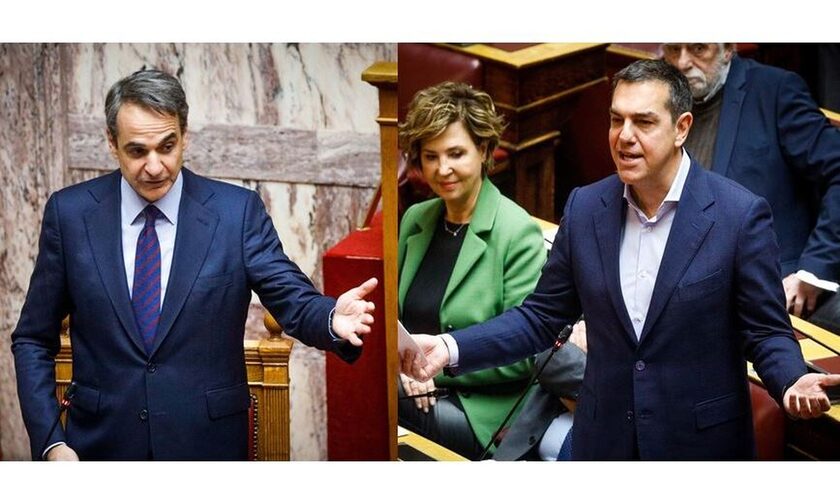 Έντονη διαμάχη Μητσοτάκη-Τσίπρα στη Βουλή: Τα ψέματα, το debate και οι εκλογές