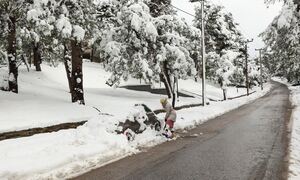 Κακοκαιρία Μπάρμπαρα: Πόσο χιόνι θα πέσει στην Αττική τις επόμενες ώρες