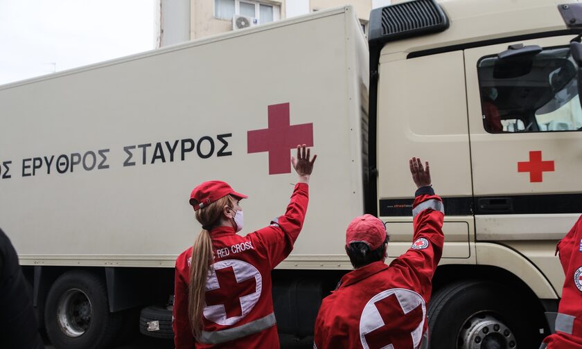 Ελληνικός Ερυθρός Σταυρός: Μεταφέρει 40 τόνους ανθρωπιστικής βοήθειας στην Τουρκία