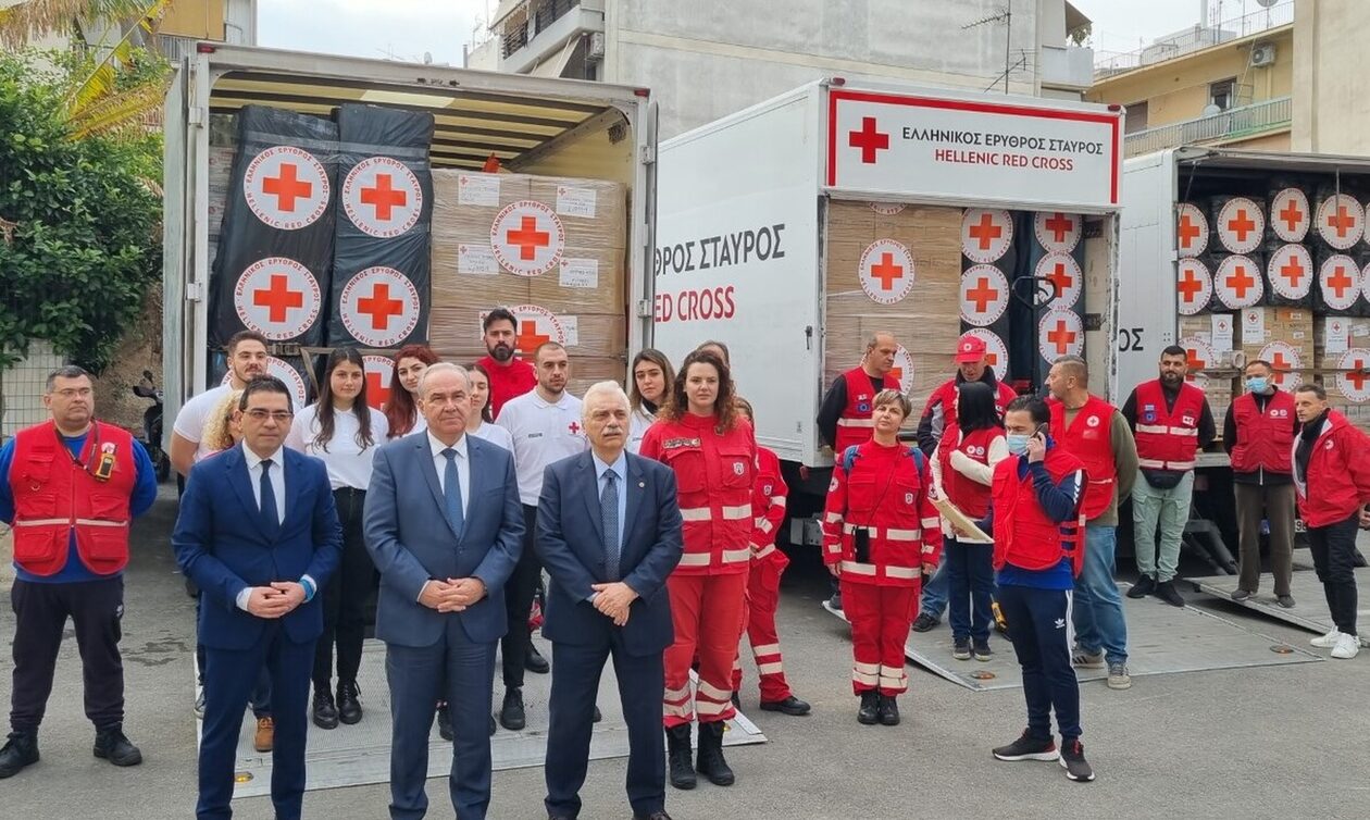 Ελληνικός Ερυθρός Σταυρός: Δεύτερη ανθρωπιστική αποστολή στους σεισμόπληκτους της Τουρκίας