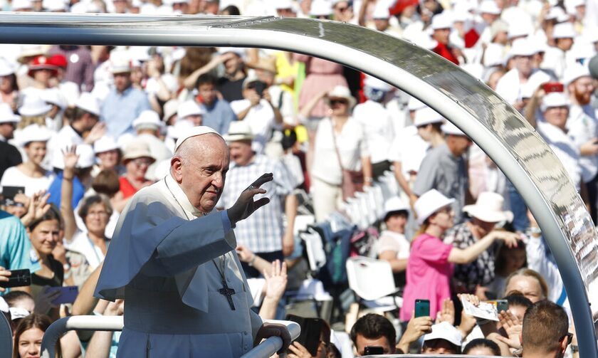 O Πάπας Φραγκίσκος εξέφρασε τη θλίψη του για το δυστύχημα στα Τέμπη