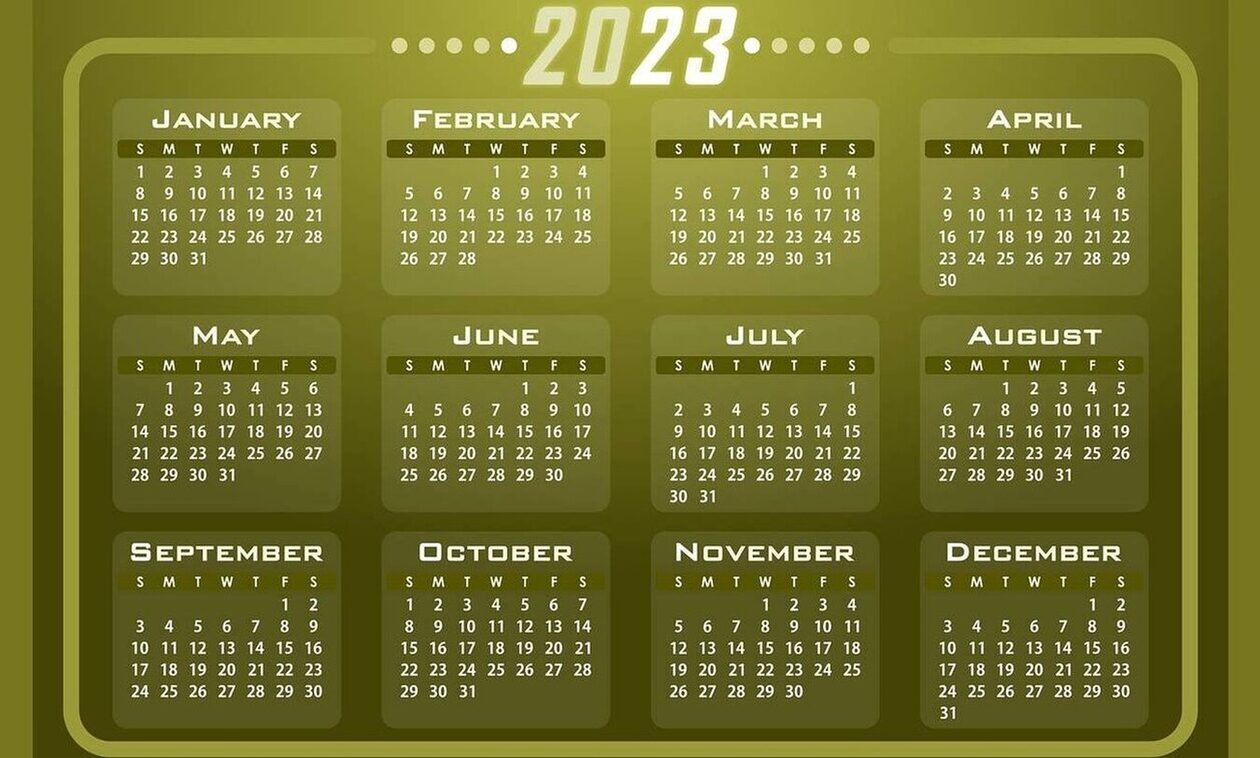 Αργίες 2023: Πότε πέφτει η 25η Μαρτίου και το Πάσχα
