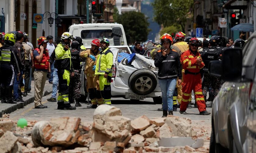 Ισημερινός: Τουλάχιστον 12 νεκροί από τον σεισμό των 6,8 ρίχτερ