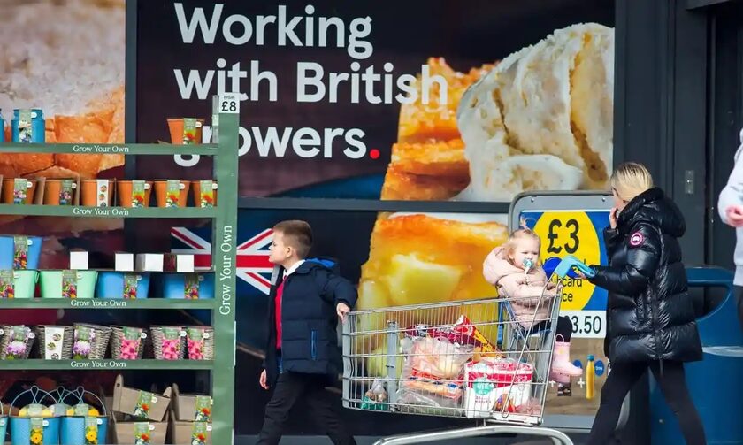 Καλπάζει ασταμάτητα η ακρίβεια στην Βρετανία - Στο 10,4% ο πληθωρισμός τον Φεβρουάριο