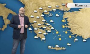 Σάκης Αρναούτογλου: Χειμωνιάτικη εισβολή με χιόνια την Δευτέρα - Τοπικές μπόρες και αύριο
